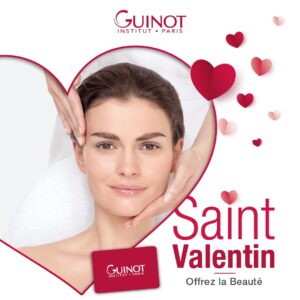 soin guinot pour le Saint valentin dans votre institut TerraBella à FUVEAU